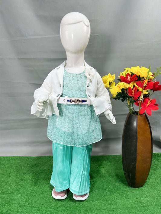 1Yr - 8Yrs Ferozi Suit For Girls WG GS362