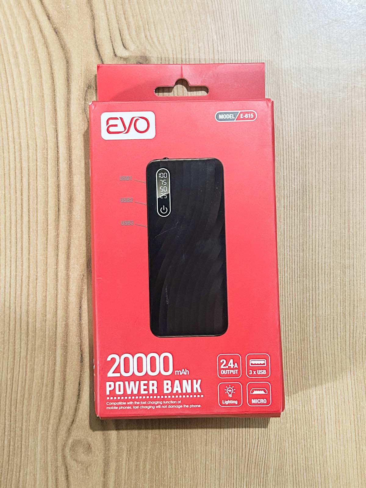 EVO E-615 20000 mAh Power Bank MA116