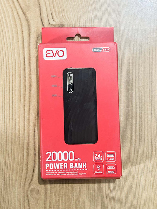 EVO E-615 20000 mAh Power Bank MA116