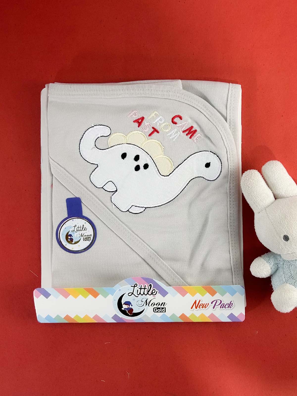 Dinosaur Grey Wrapping Sheet For Newborn NWS51