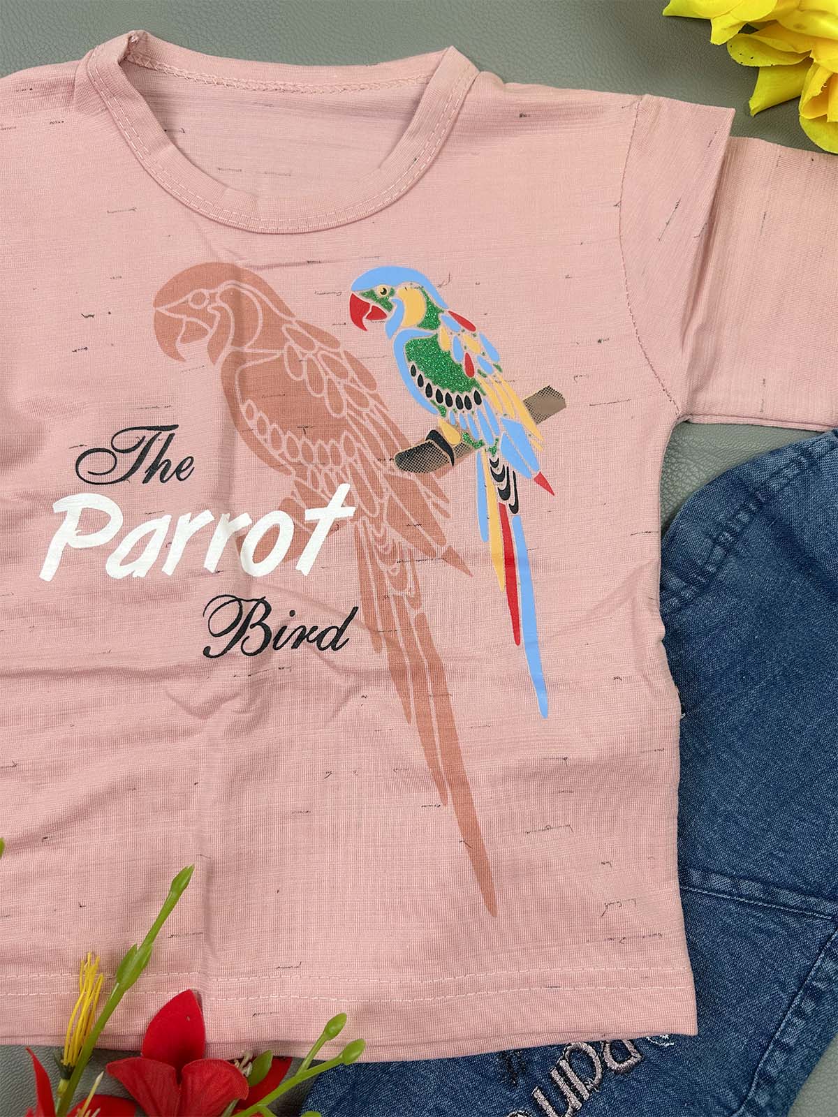 1Yr - 4Yrs Parrot Pink Suit For Kids RZ BS738