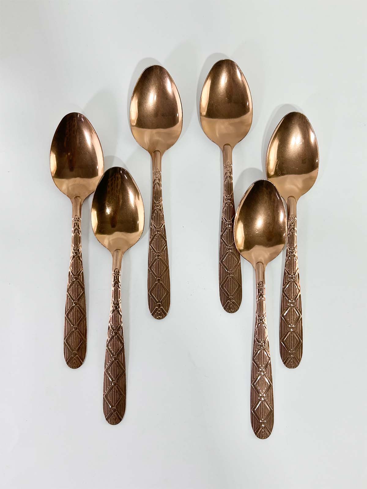 Pack of 6 Stainless Steel Table Spoons 01 D115