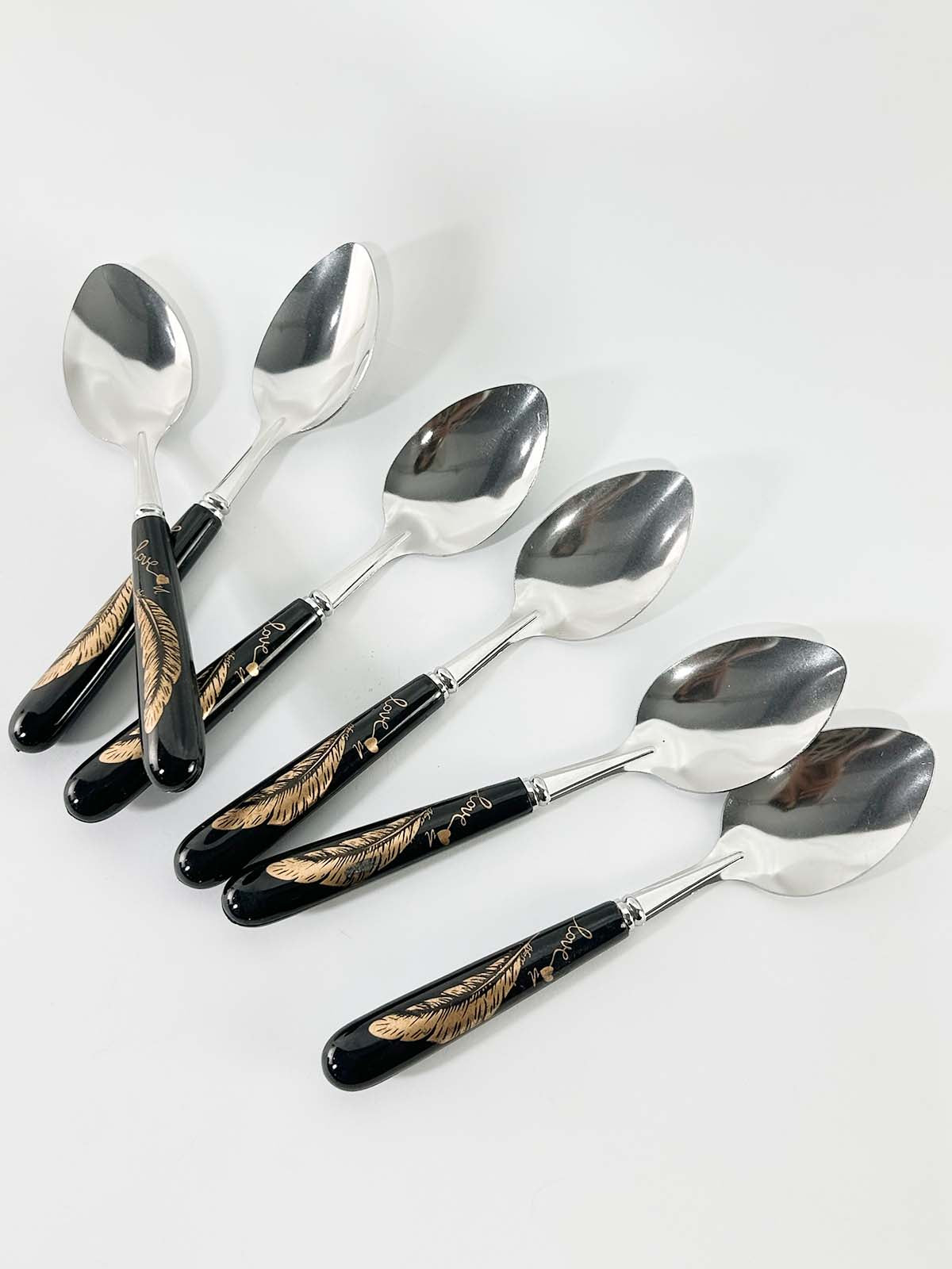 Pack of 6 Stainless Steel Table Spoons D109