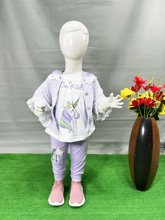 0Mth - 6Mth Purple Suit For Newborns NBS665