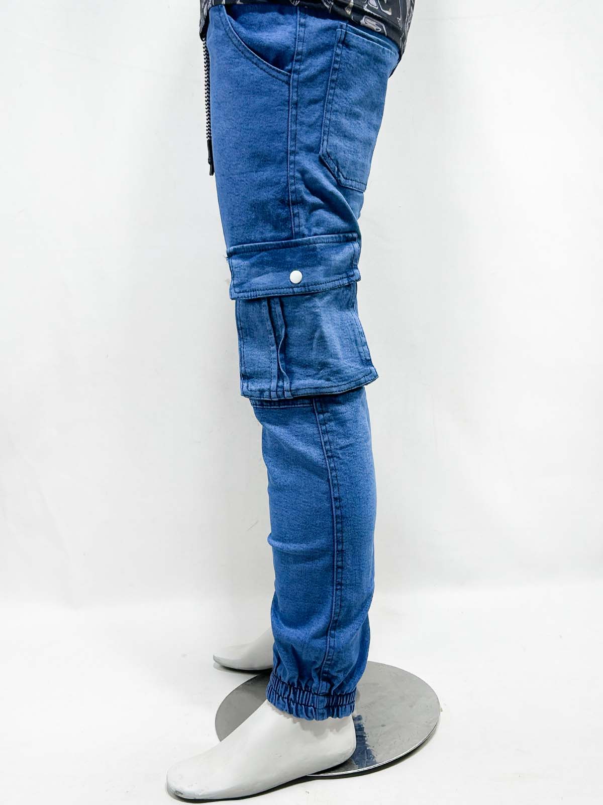 Blue Stretchable Jeans For Men MT235