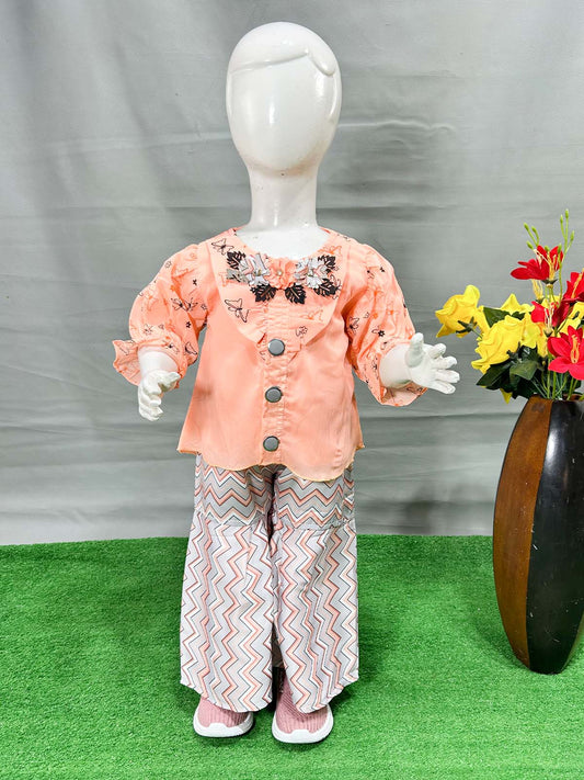 0Mth - 4Yrs Peach Suit For Girls WG GS368