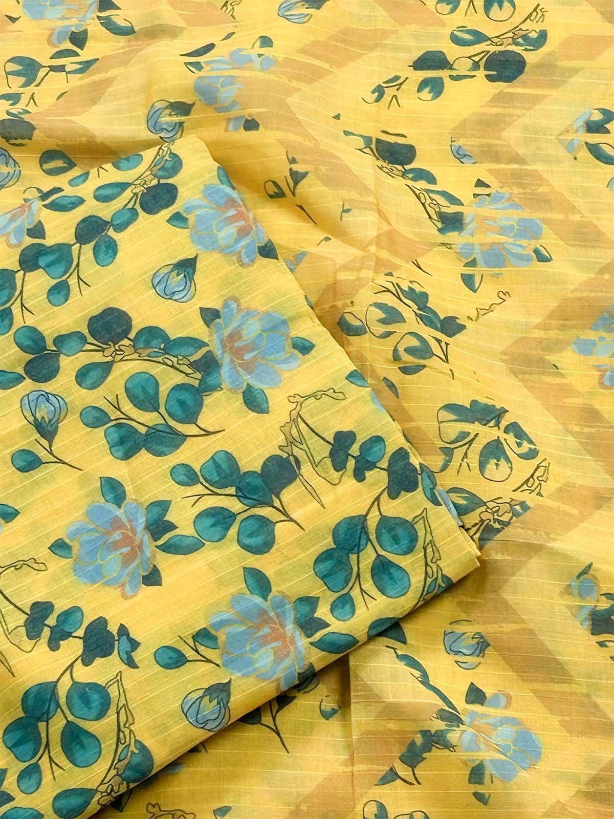 3Pcs Unstitched Digital Lawn Suit For Women WU267