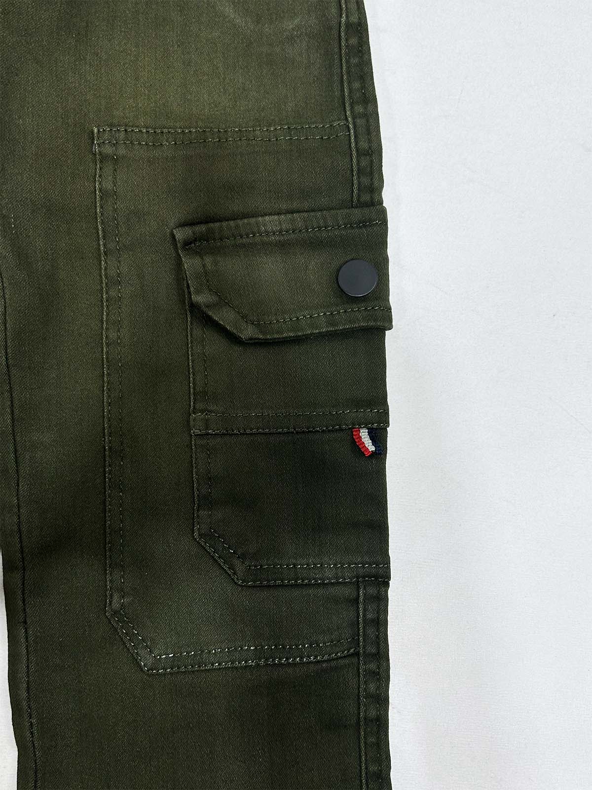 5Yrs - 15Yrs Green Demin Jeans For Boys BJ32