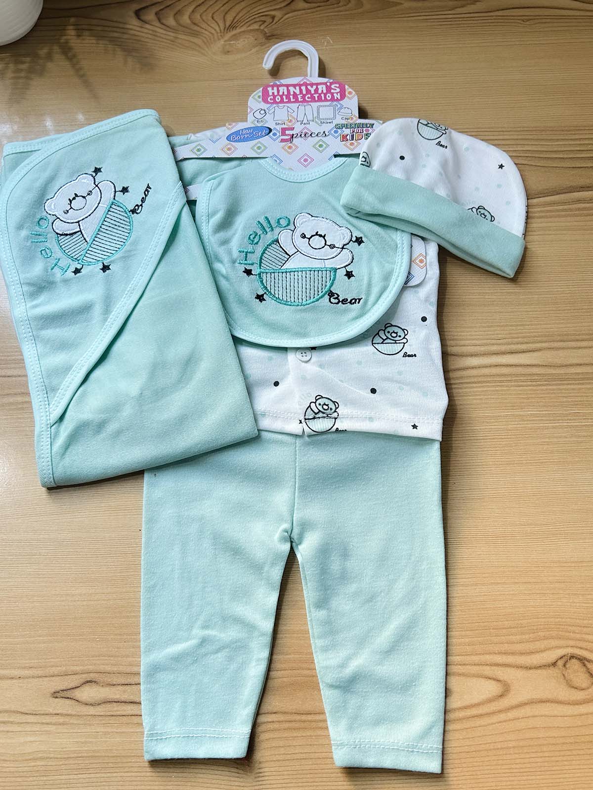 0Mth - 3Mth Ferozi 5Pcs Gift Set For Newborn HG NBGS351