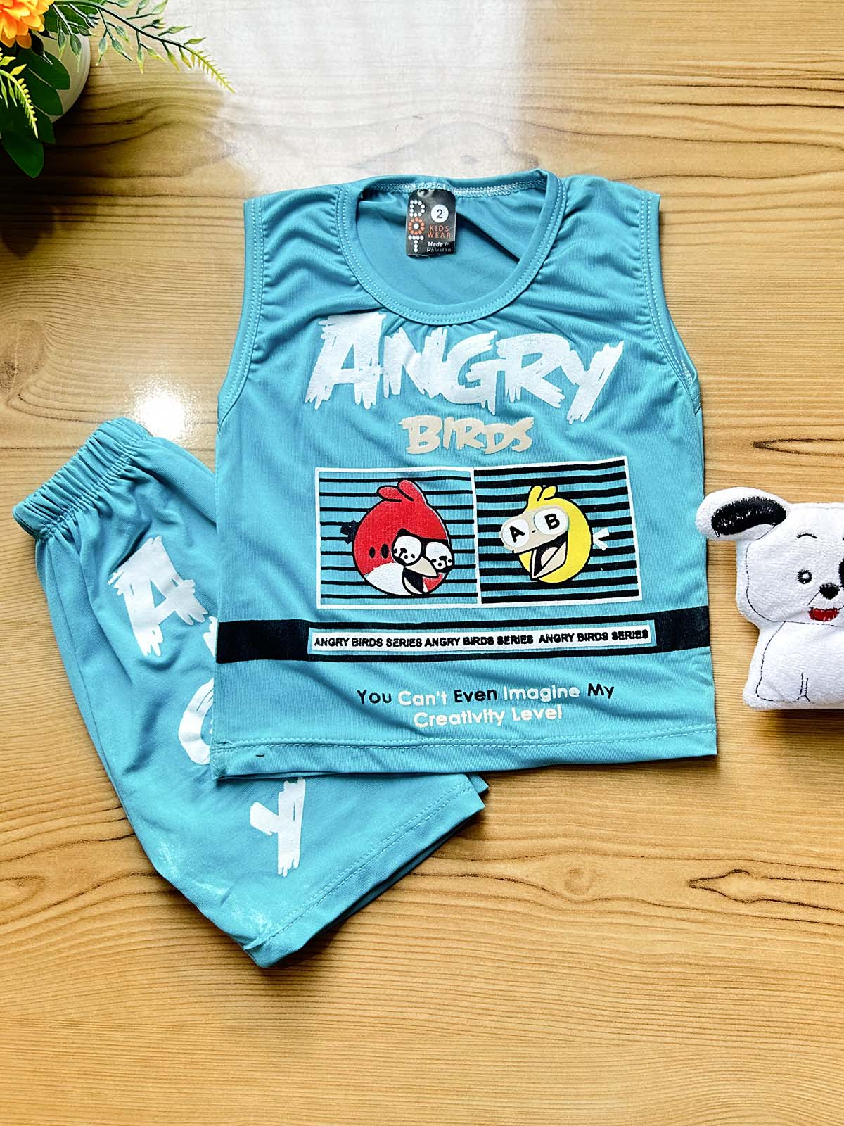 Baba Suit Angry Bird Blue For Newborn HG NBS757