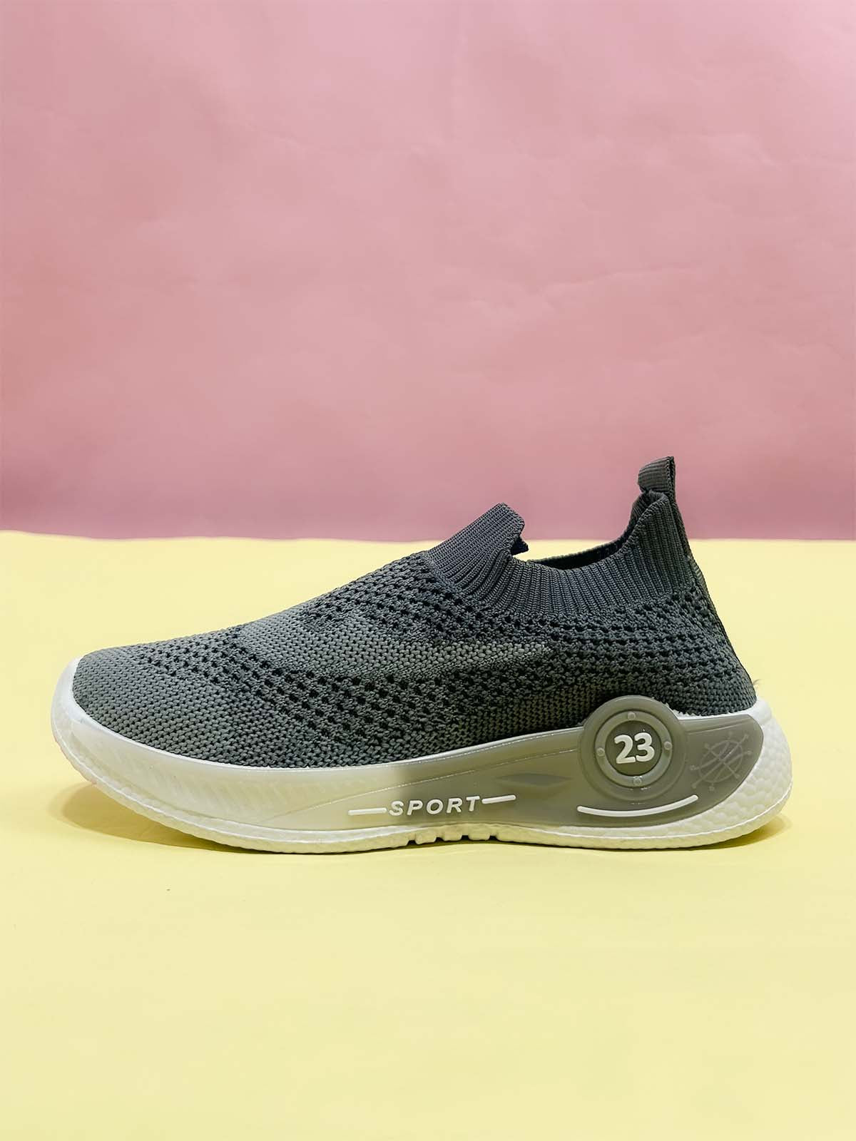 1Yrs - 12Yrs Grey Casual Sneakers For Kids BJ58