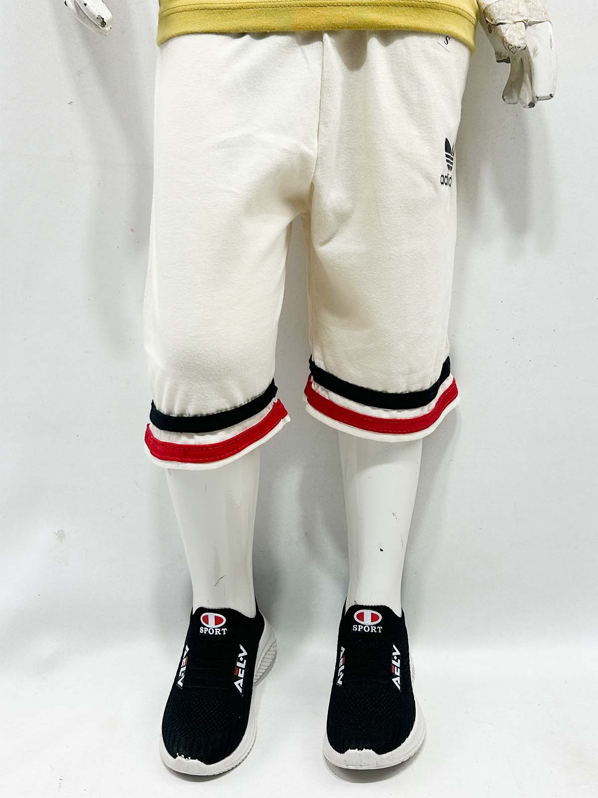 2Yrs - 5Yrs Cream Boys 3-QTR Short For Boys BQS22