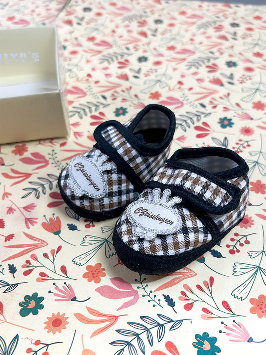 Black Bootie For Newborn NB106