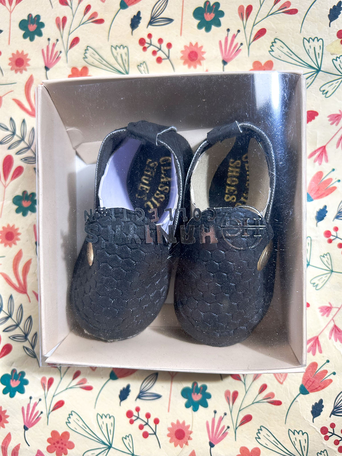 Navy Blue Loafer Booties For Newborn NB91