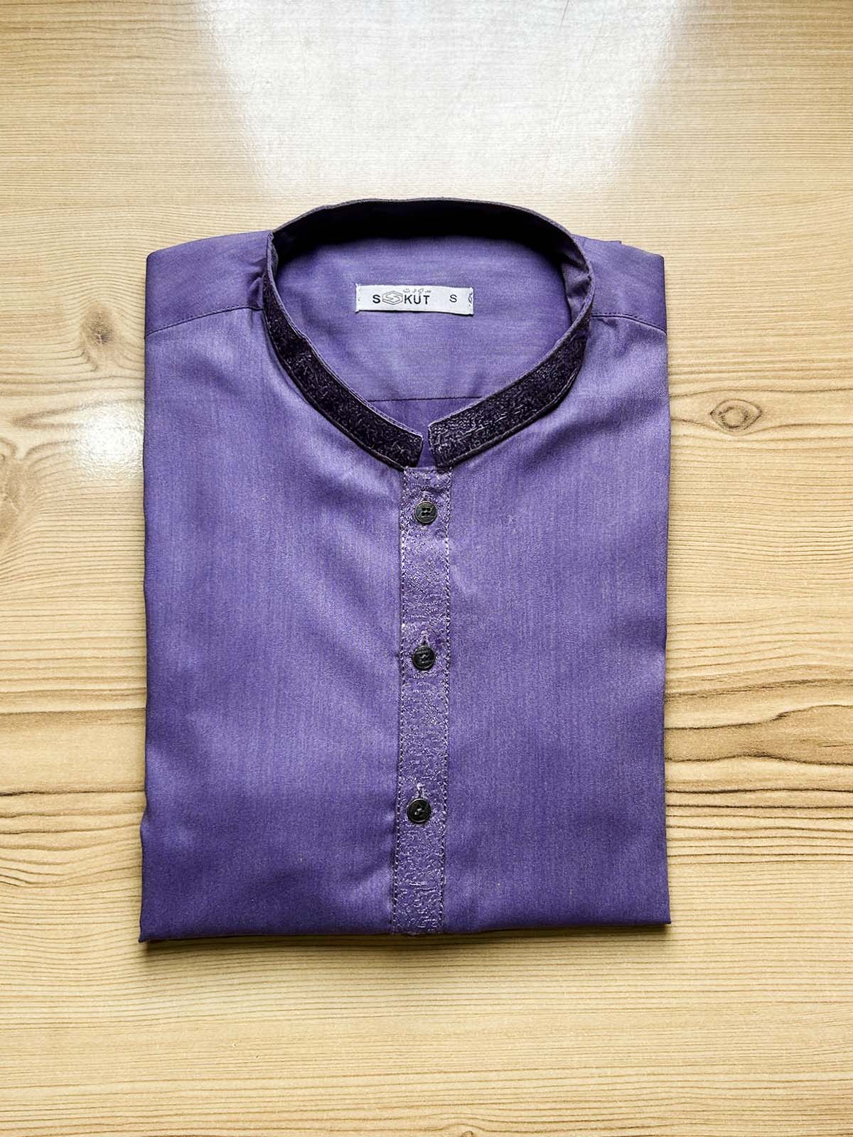 Purple Premium Kurta for Men MK44