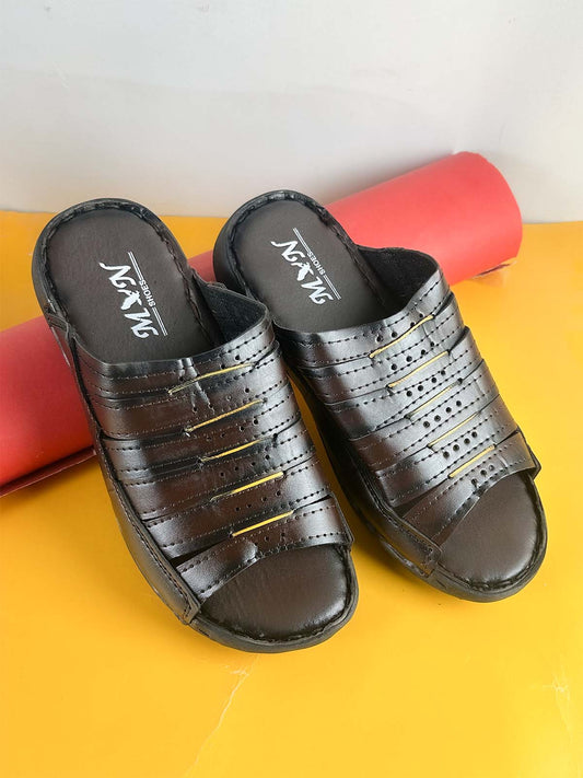 Brown Casual Slippers for Men MC173