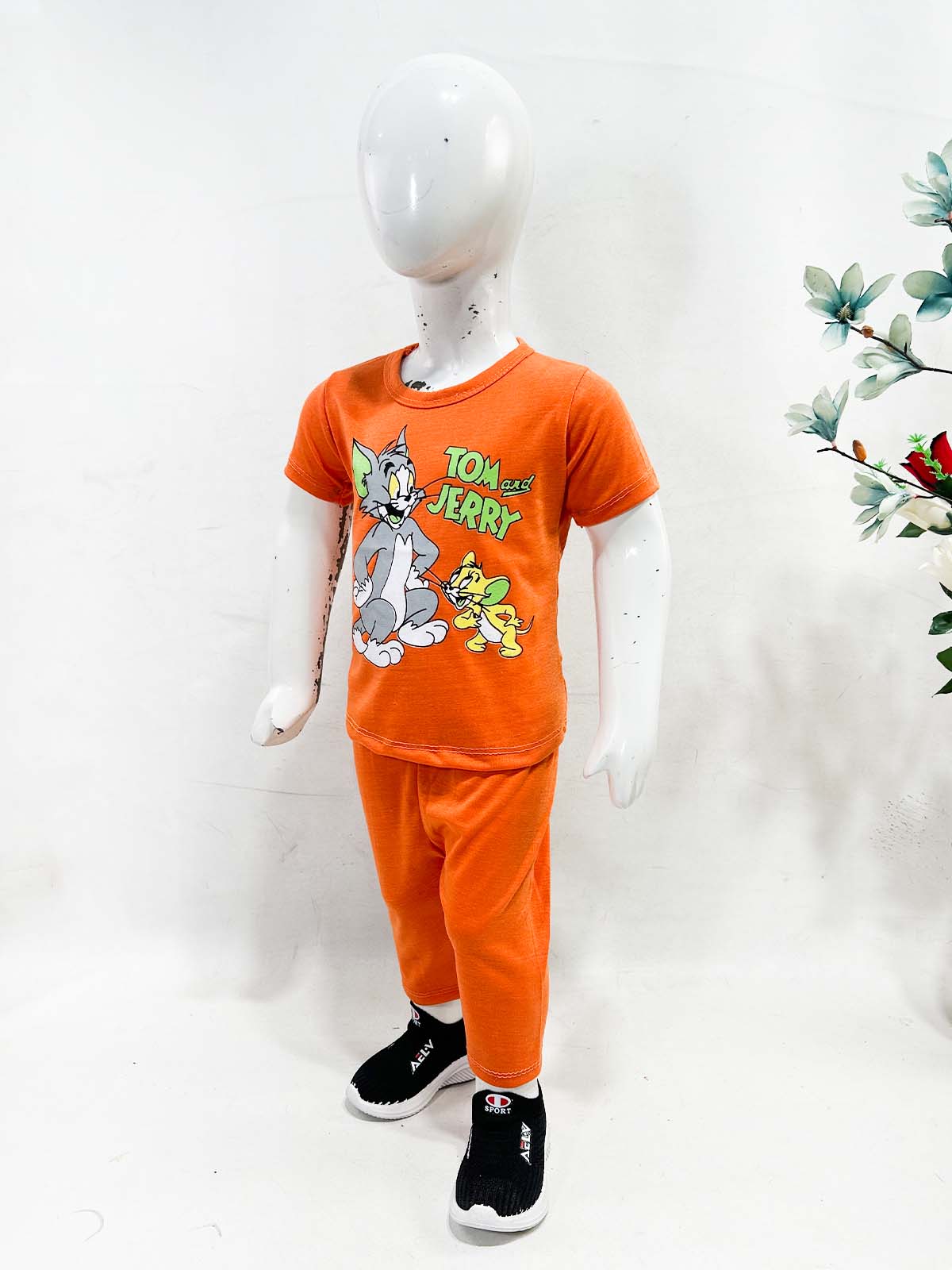 1Yr - 4Yrs TJ Orange Suit For Girls RG GS419