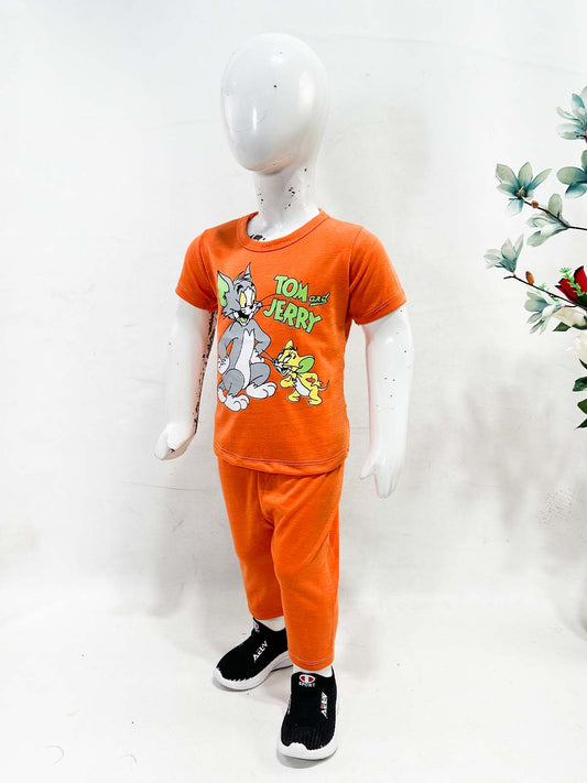1Yr - 4Yrs TJ Orange Suit For Girls RG GS419