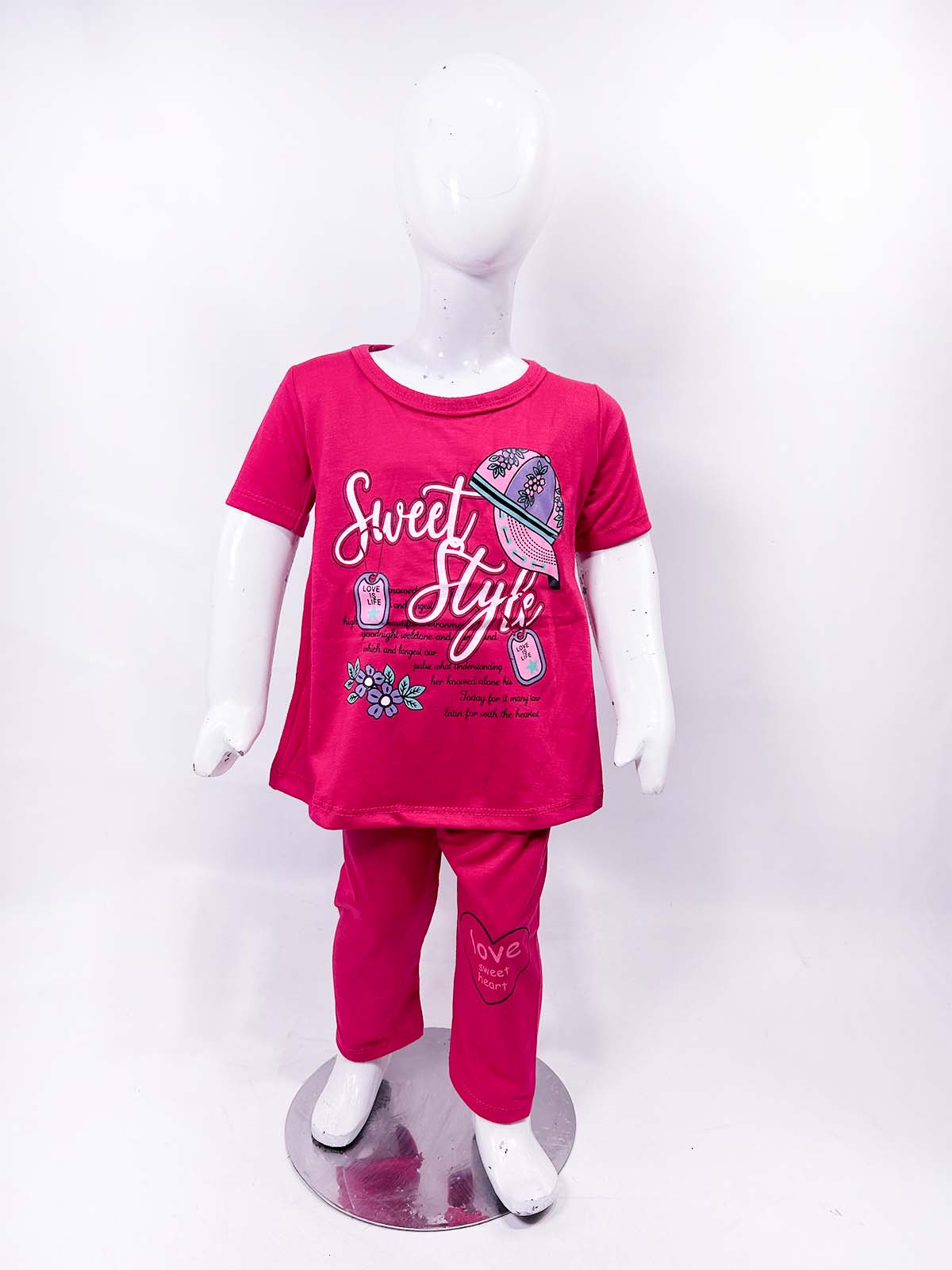 1Yr - 4Yrs Sweet Pink Suit For Girls RM GS321
