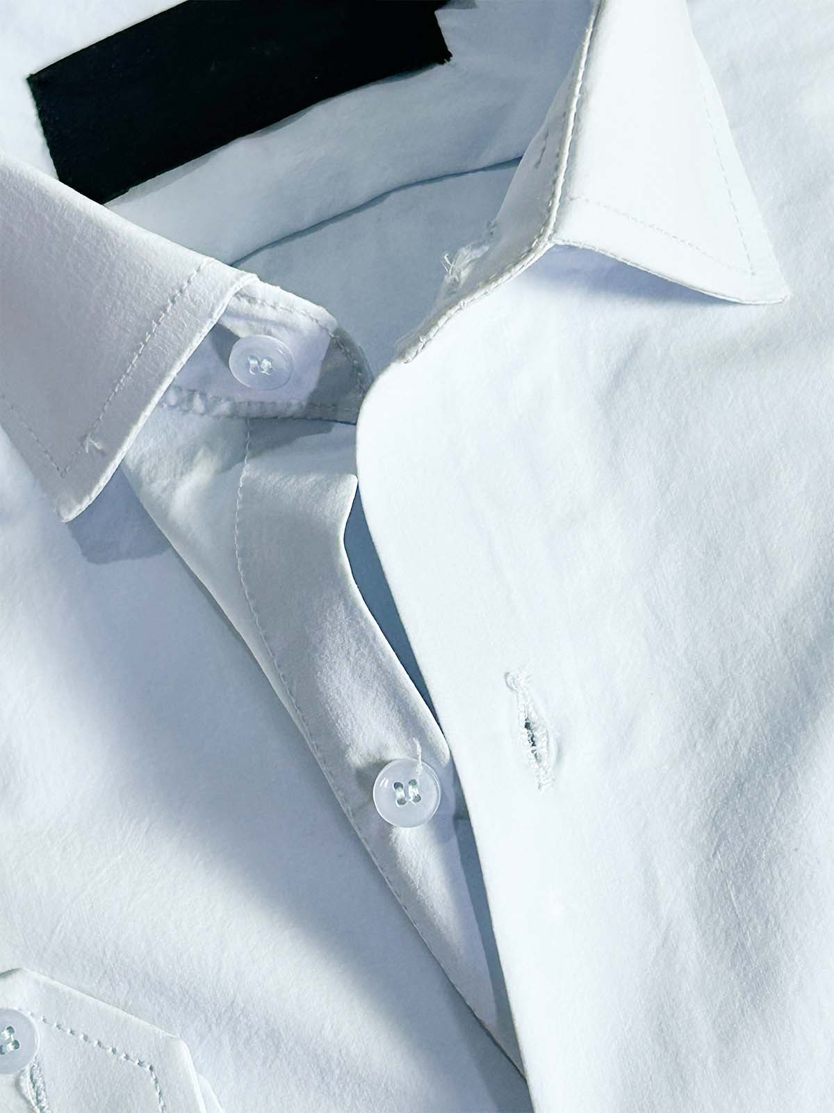 Light Blue Plain Formal Dress Shirt For Men MFS417