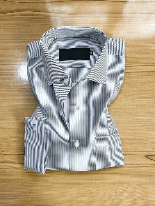 Blue Lines Formal Dress Shirt For Men MFS419