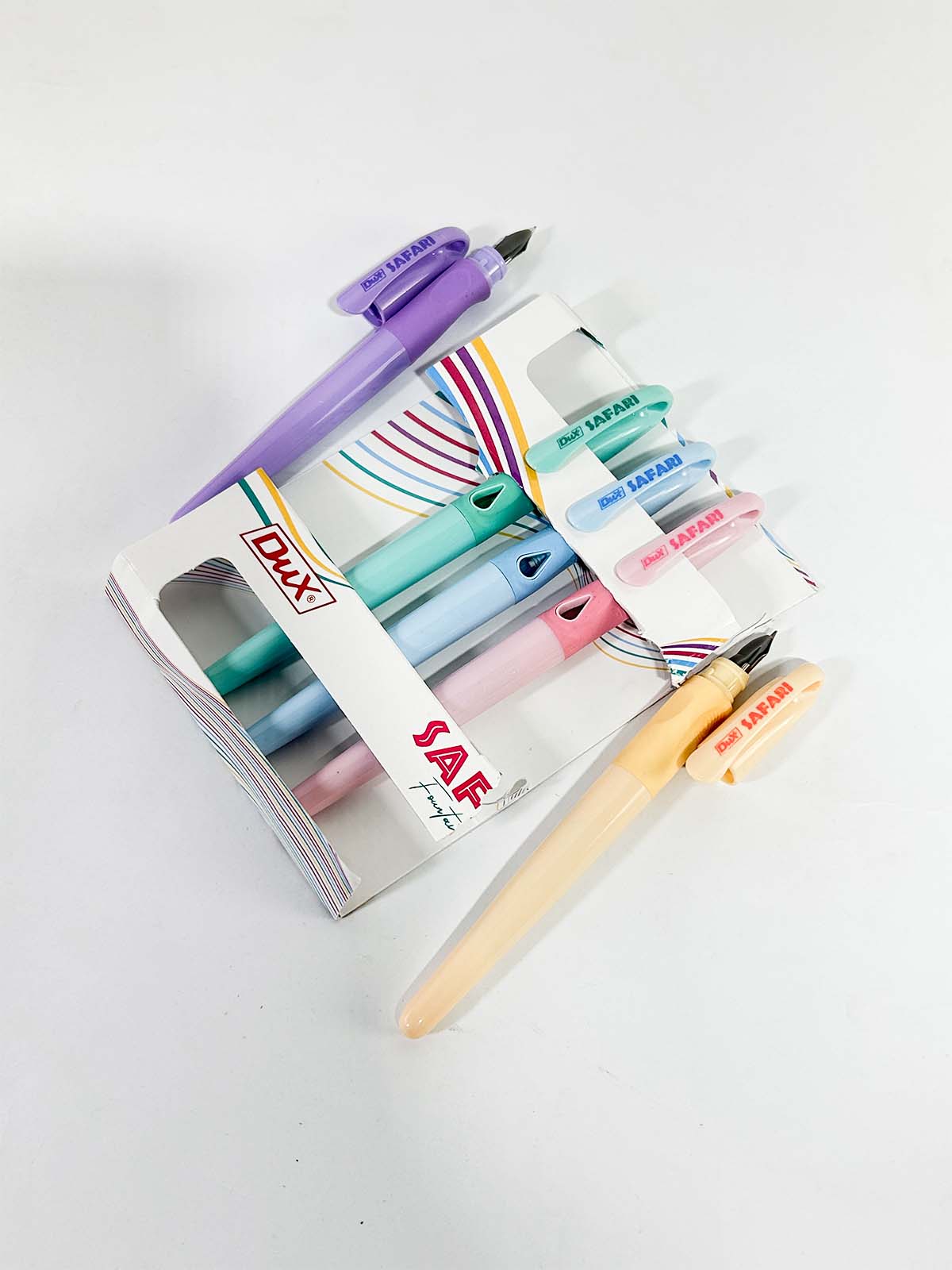 Pack Of 5 Multicolor Dux Safari Ink Pen DX-288 PB237