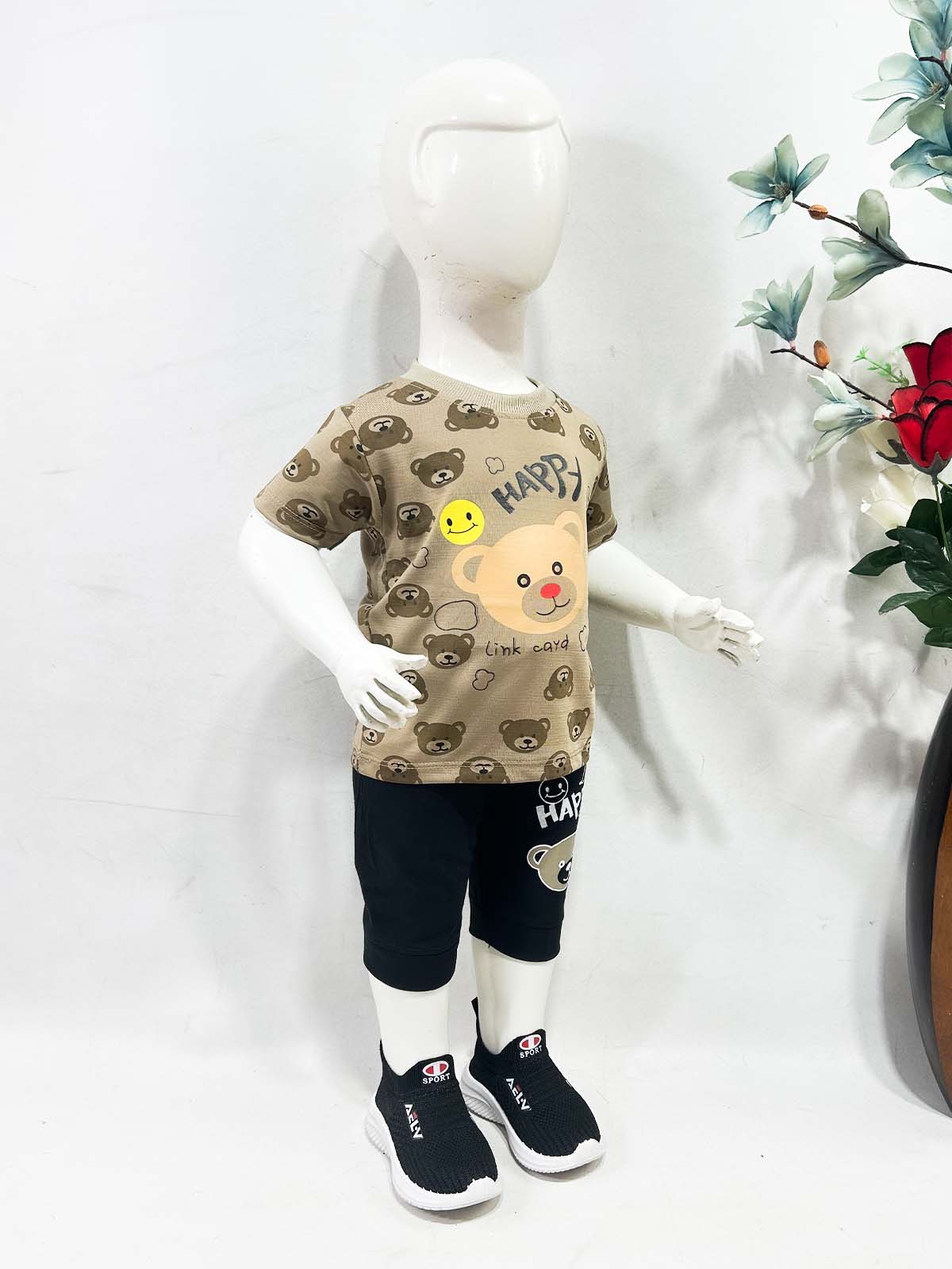 3Mth - 9Mth Brown Baba Suit For Newborns NJ NBS742
