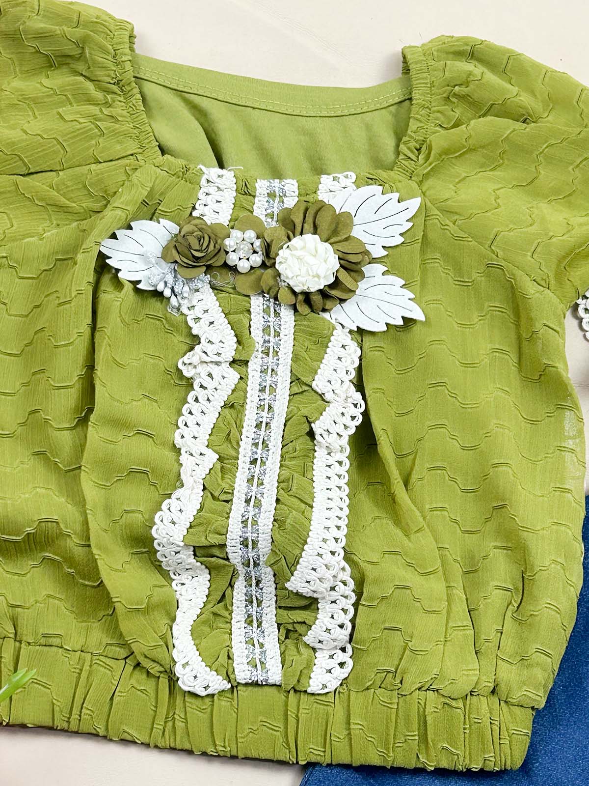1Yr - 4Yrs Green Suit For Girls TG GS467