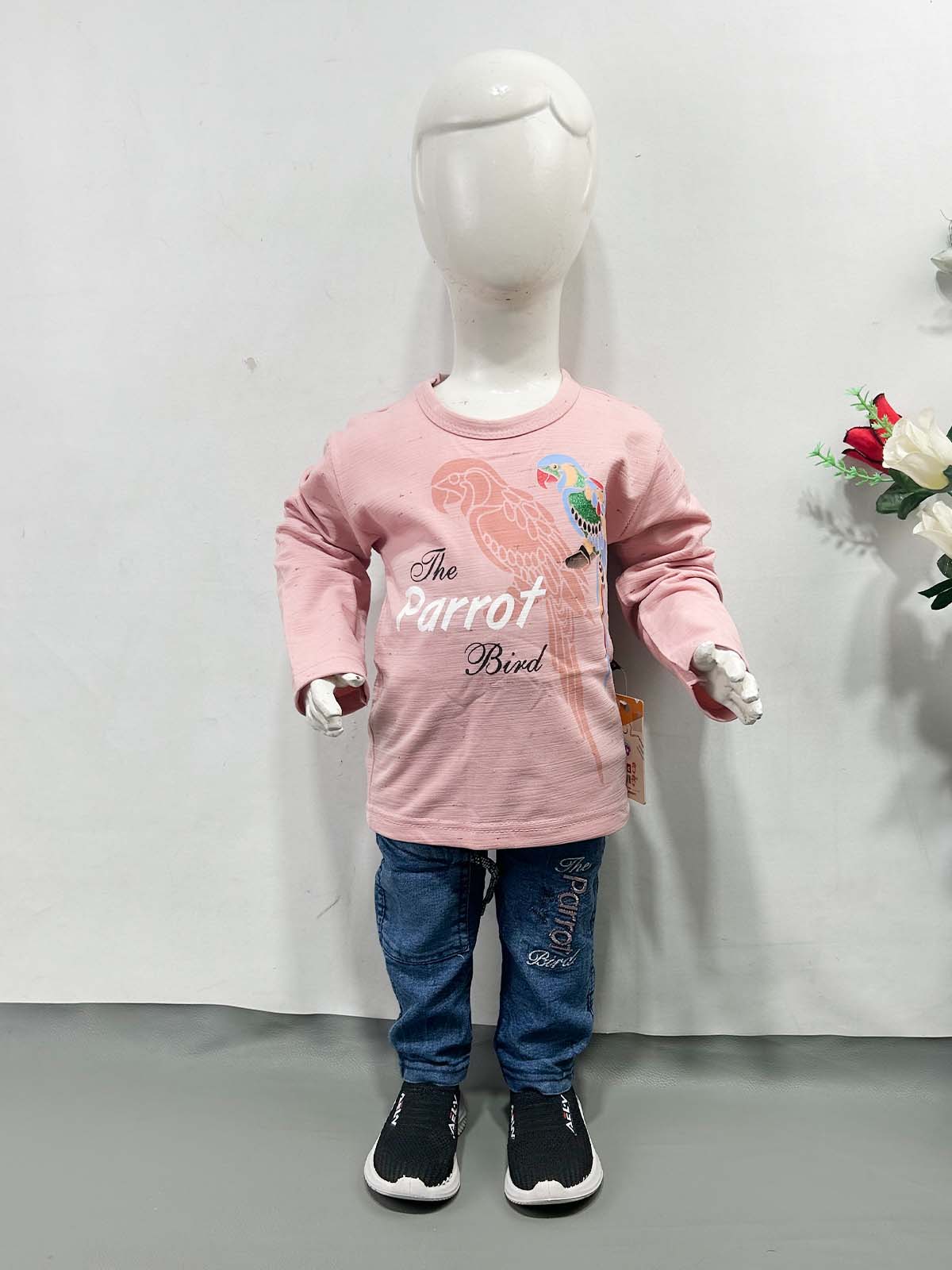 1Yr - 4Yrs Parrot Pink Suit For Kids RZ BS738