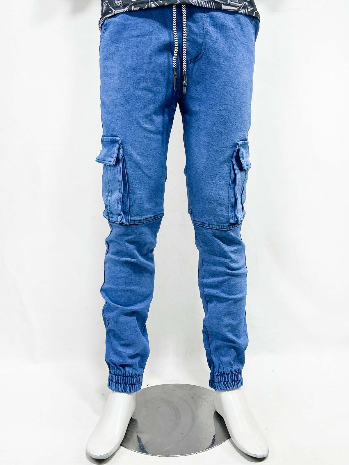 Blue Stretchable Jeans For Men MT235