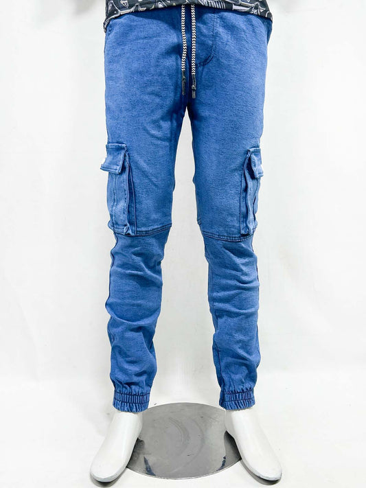 Blue Stretchable Jeans For Men MT235