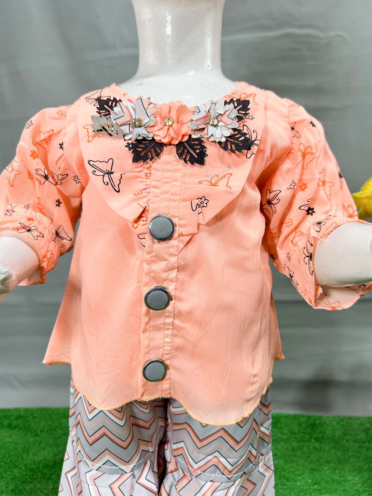 0Mth - 4Yrs Peach Suit For Girls WG GS368