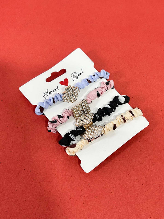 Pack Of 4 Hair Accessories For Girls GHC98