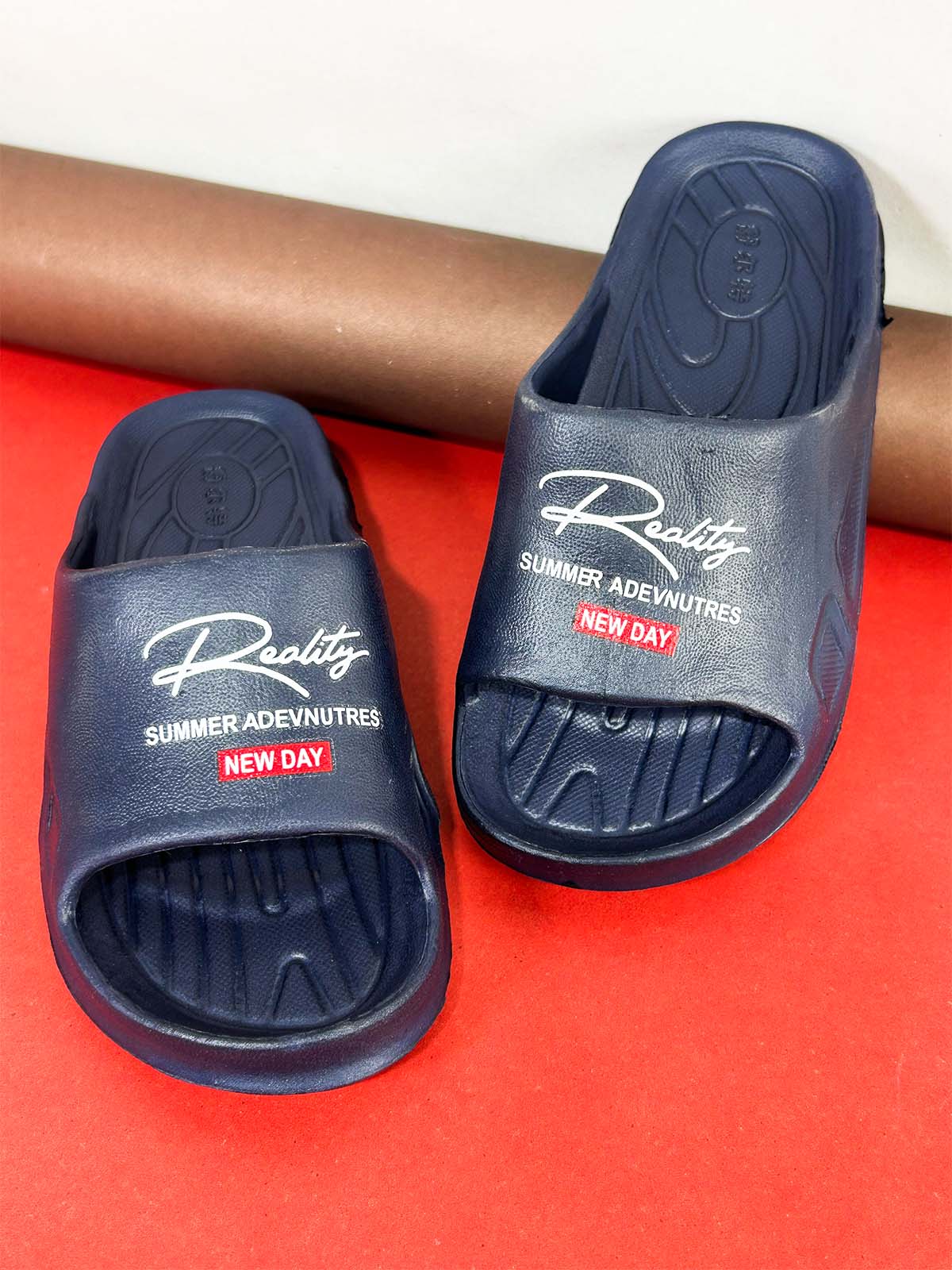 4Yrs - 13Yrs Blue Casual Soft Slippers for Kids KS34