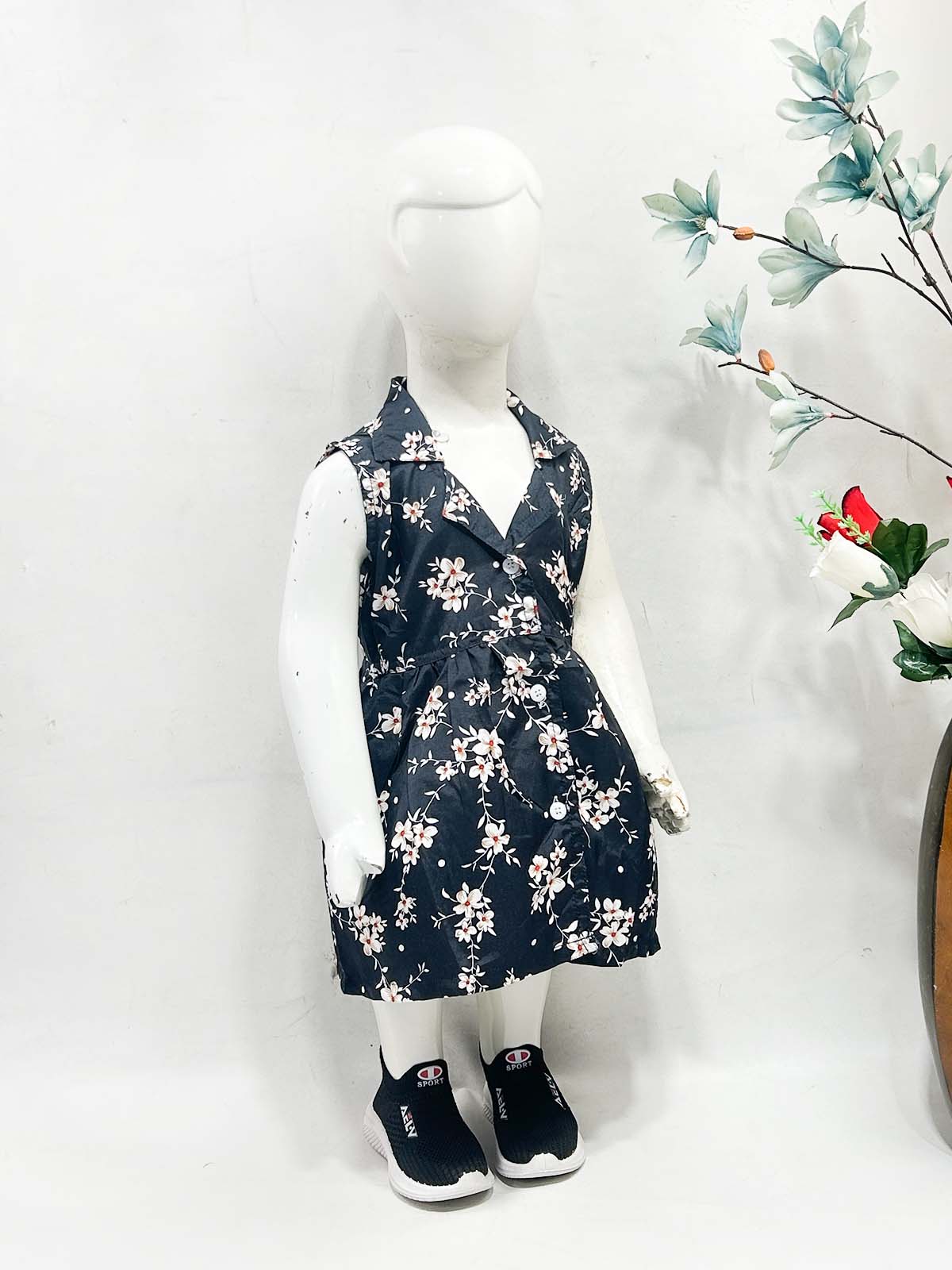 1Yr - 9Yrs Black Frock For Girls NG GF41