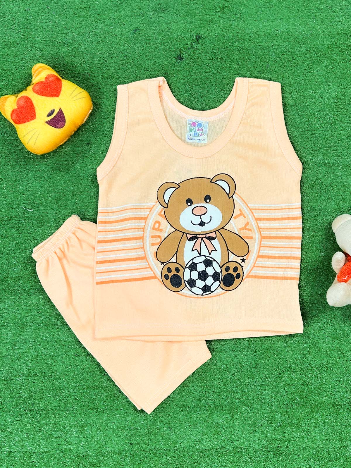 3Mth - 9Mth Bear Orange Baba Suit For Newborn HG NBS746