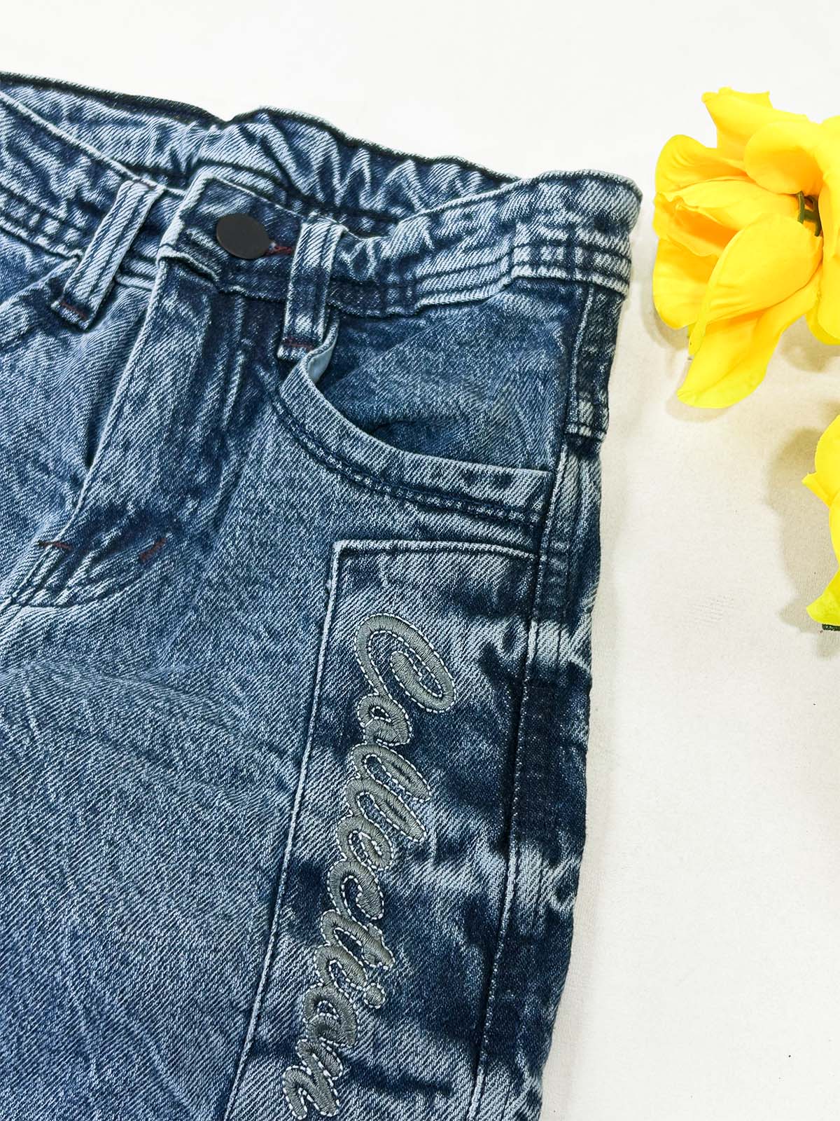 5Yrs - 15Yrs Blue Baggy Denim Jeans For Boys BJ17