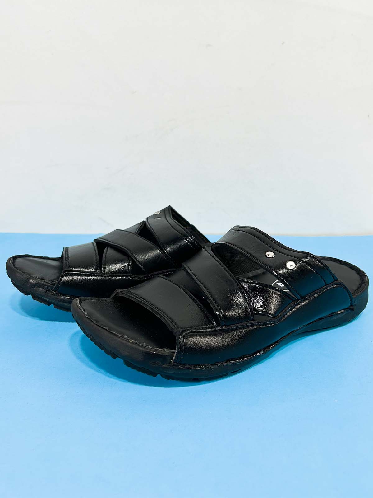 Black Casual Slippers for Men MC122