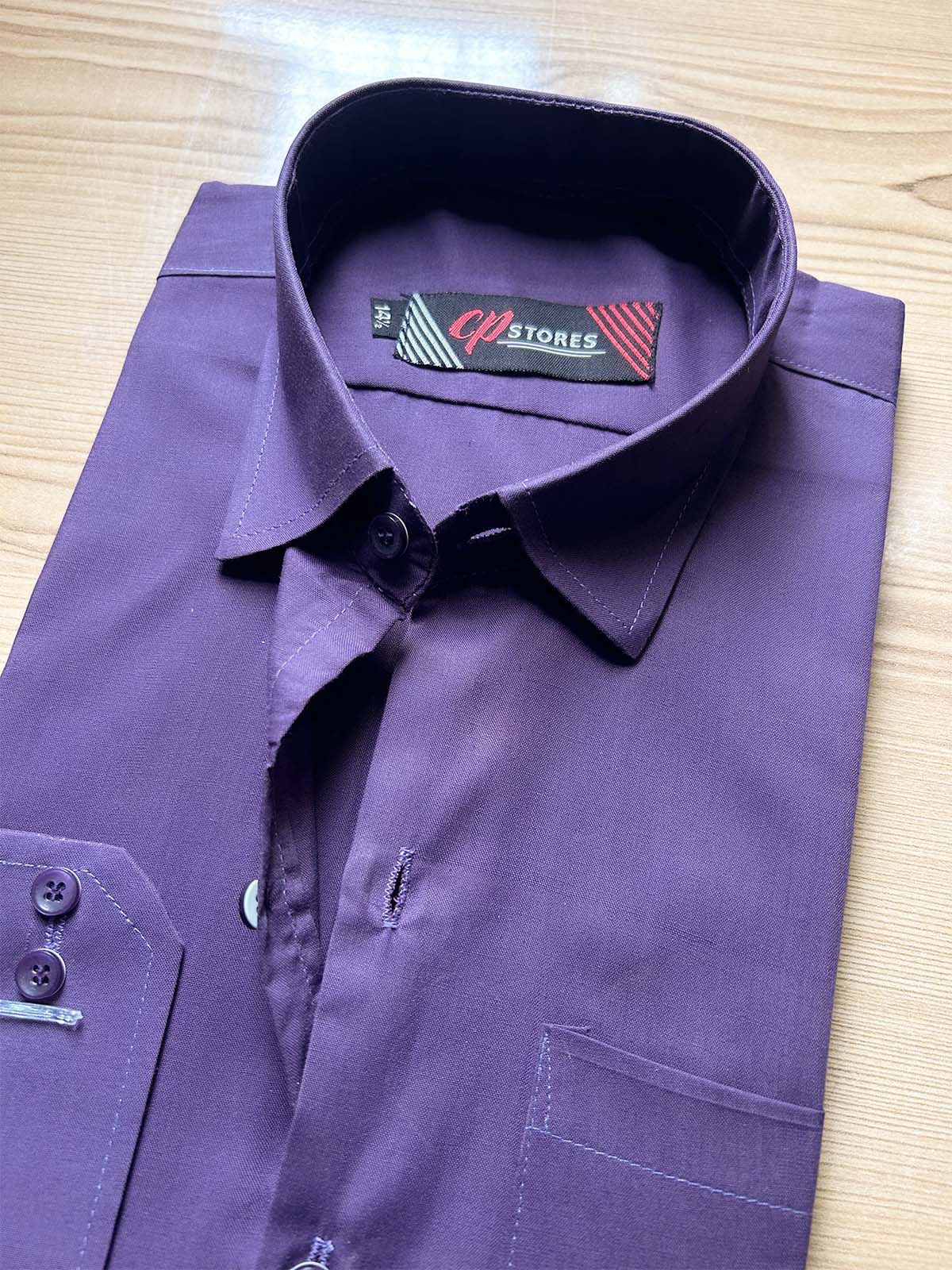MFS582 Purple Formal Dress Shirt For Men