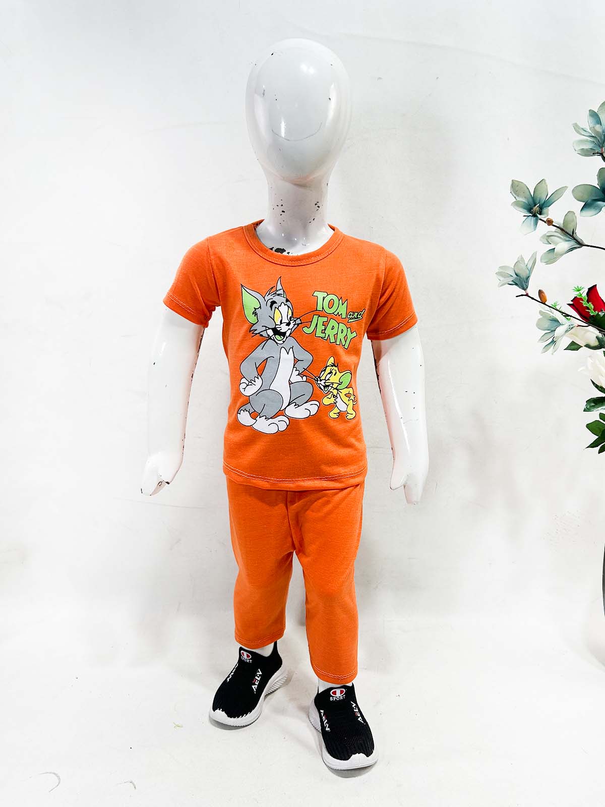 1Yr - 4Yrs TJ Orange Suit For Girls RG GS419