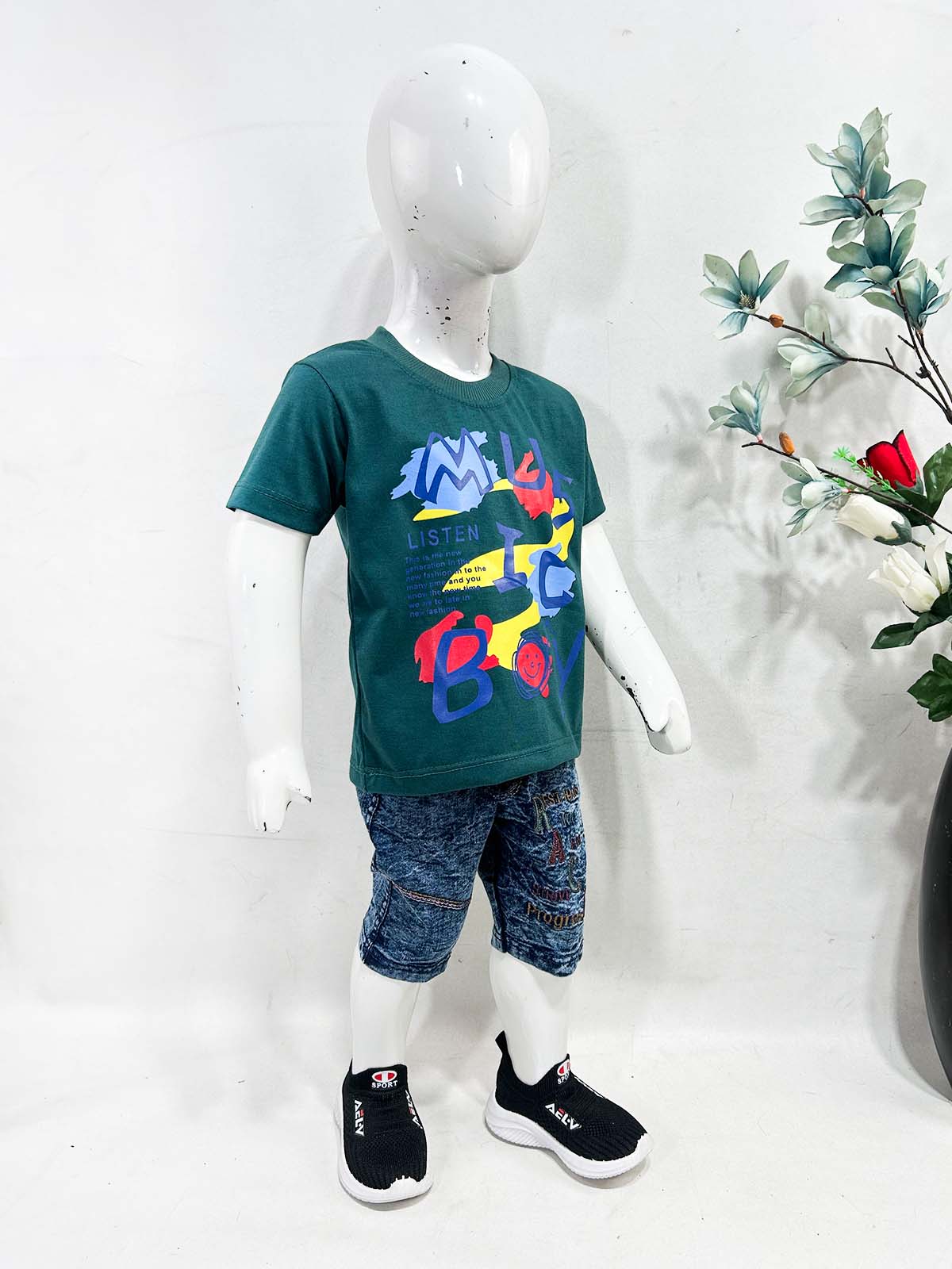 1Yr - 4Yrs Boy Green Suit For Kids RZ BS664