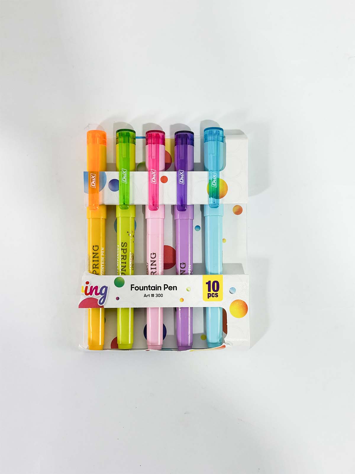 Pack Of 5 Mukticolor Dux Spring Ink Pen DX-300 PB238