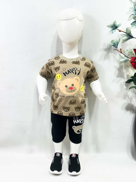 3Mth - 9Mth Brown Baba Suit For Newborns NJ NBS742