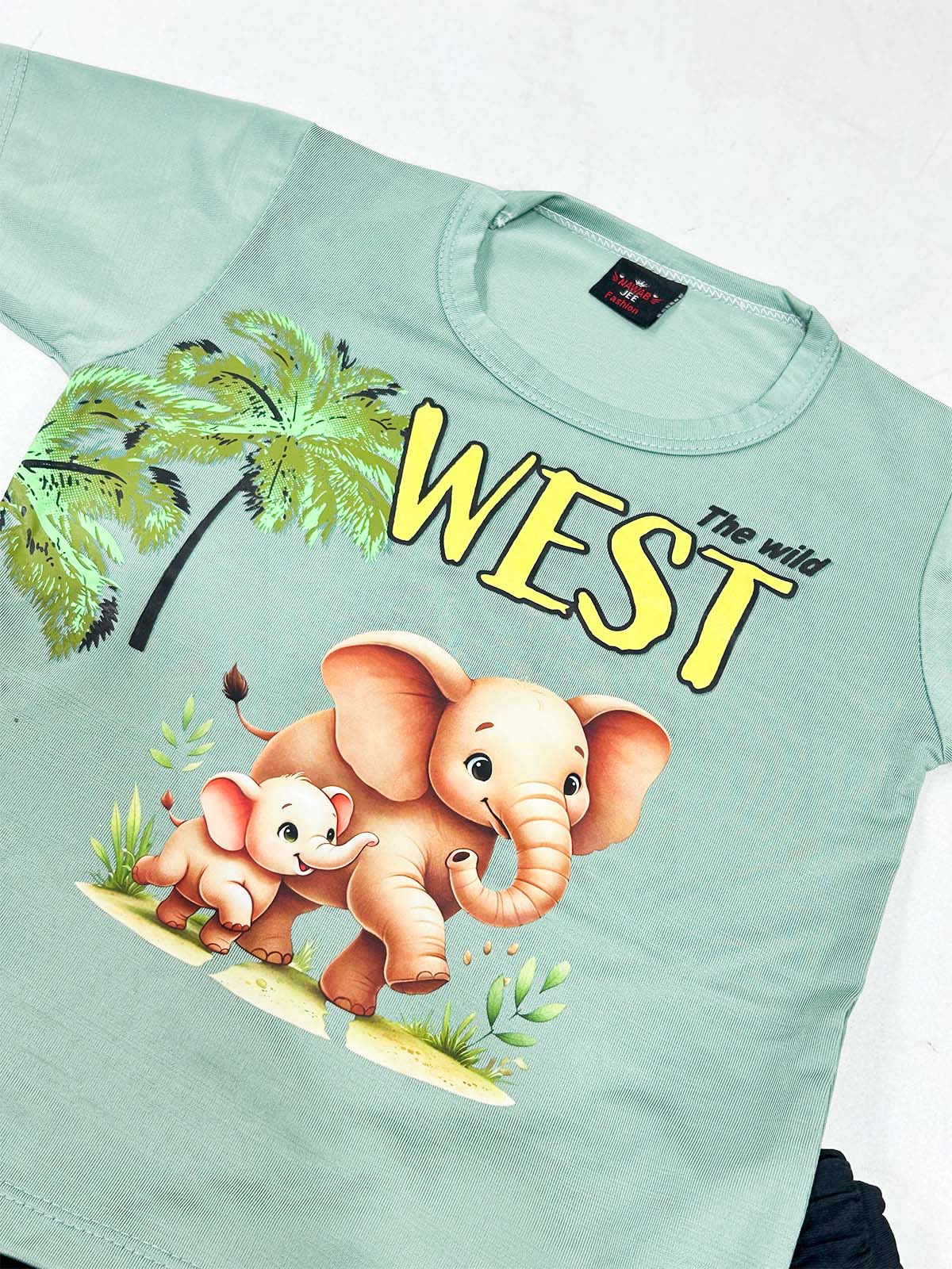 2Yr - 5Yrs Green Suit For Kids NJ BS707