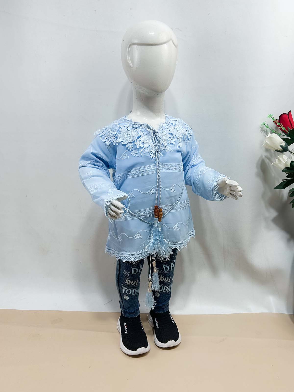 1Yr - 7Yrs Blue Suit For Girls TG GS454