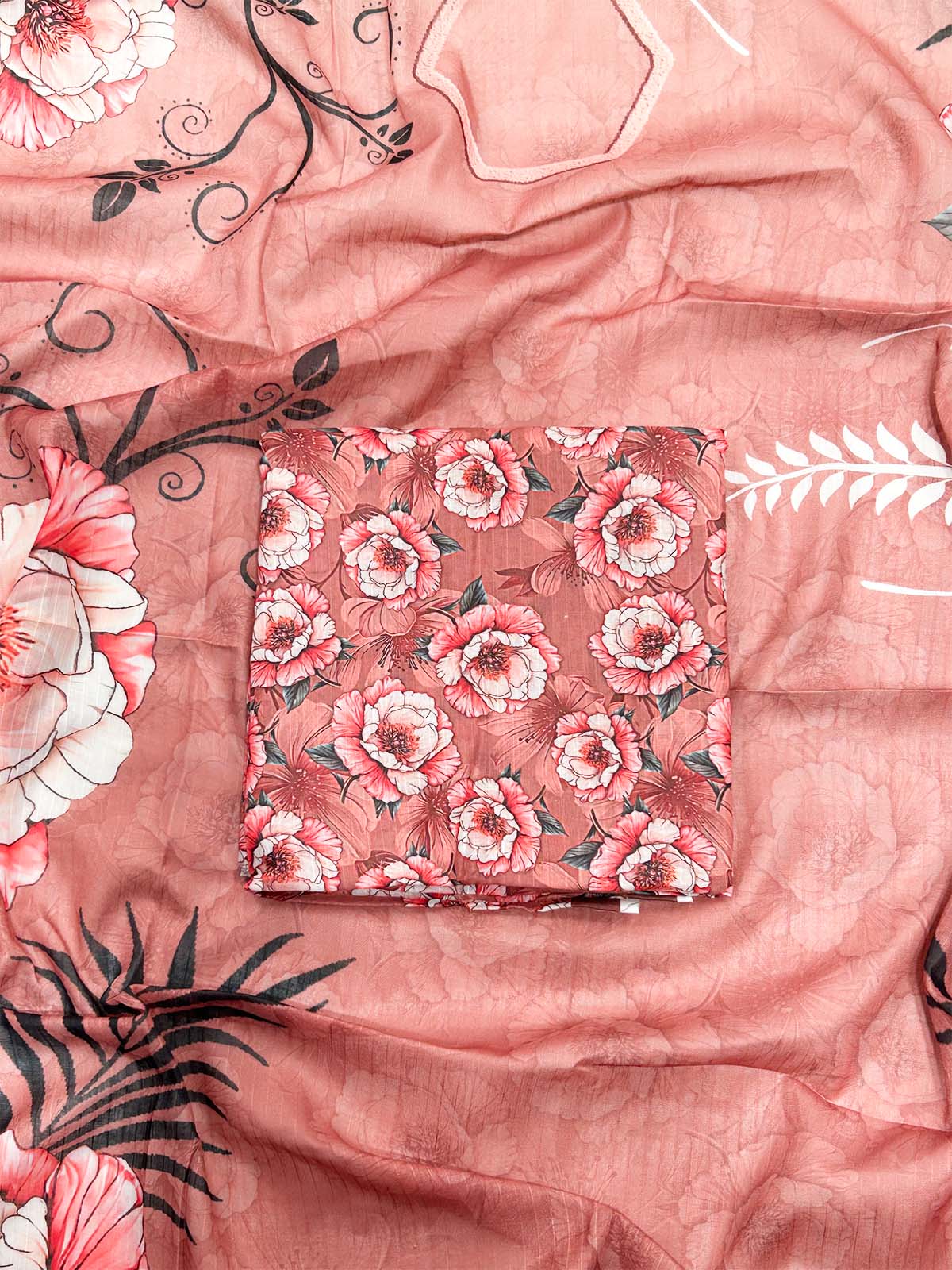 3Pcs Unstitched Digital Lawn Suit For Women WU215