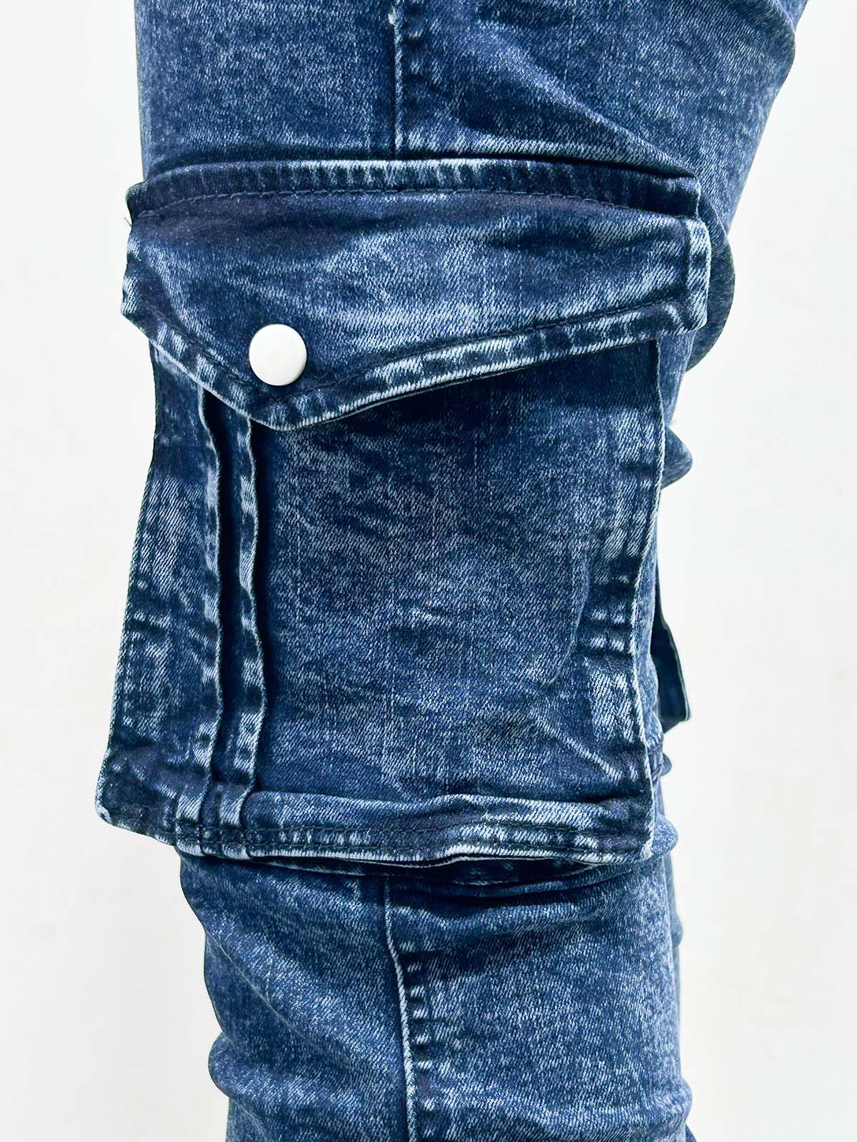 Blue Stretchable Jeans For Men MT234