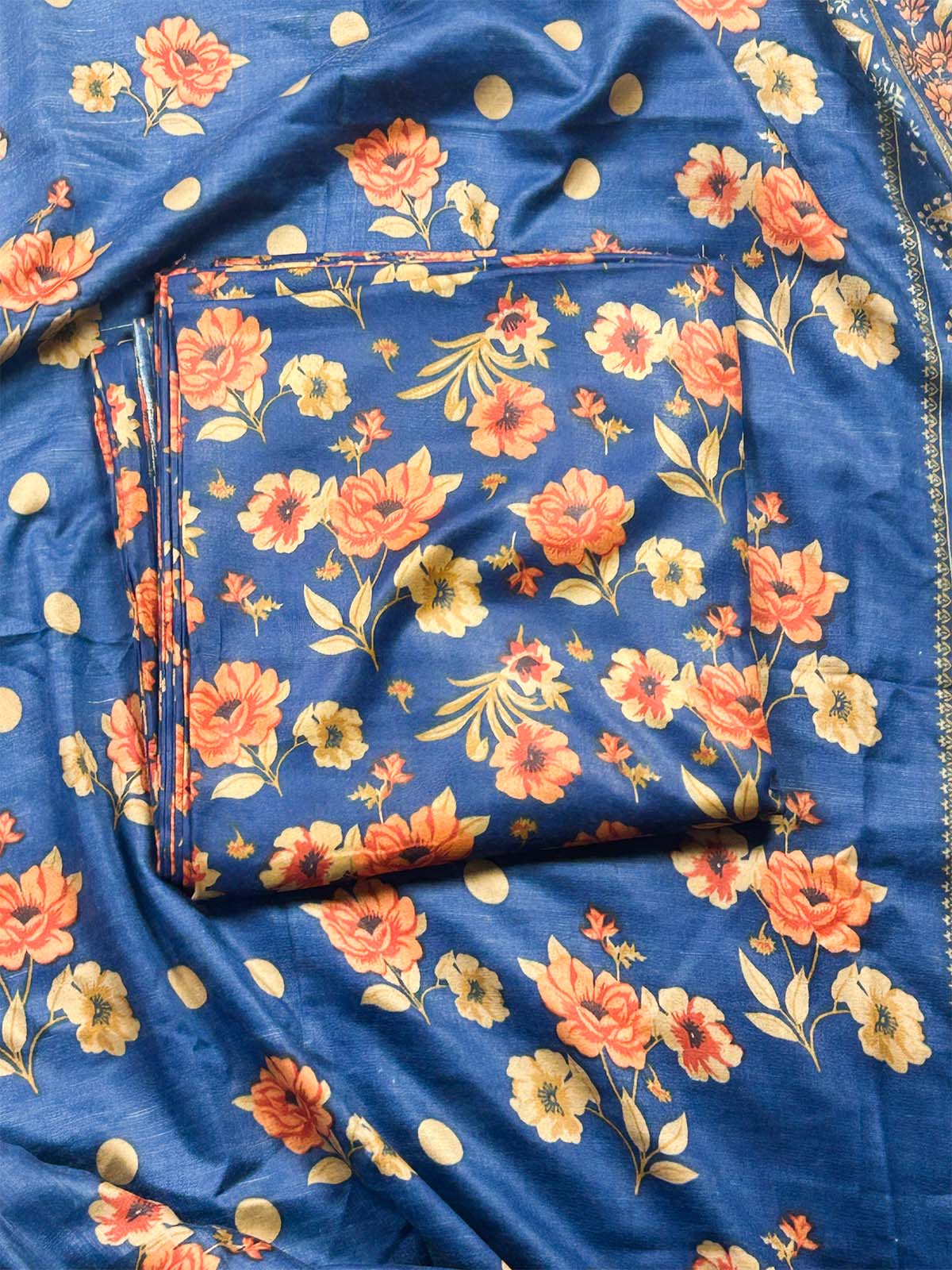 3Pcs Unstitched Digital Lawn Suit For Women WU243