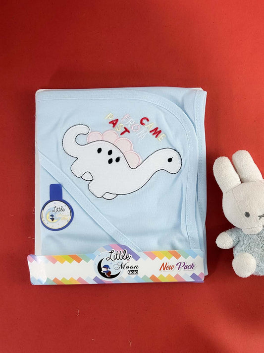 Dinosaur Blue Wrapping Sheet For Newborn NWS52