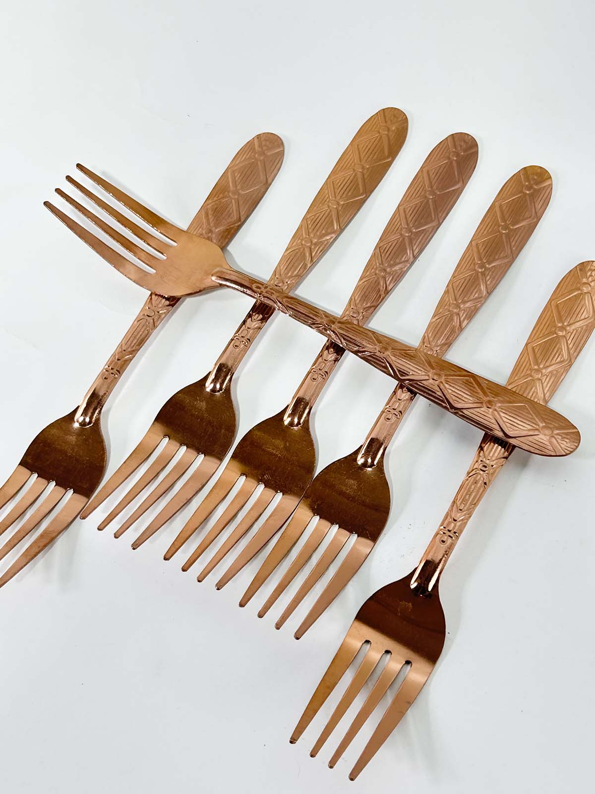 Pack of 6 Stainless Steel Dinner Fork 02 D119